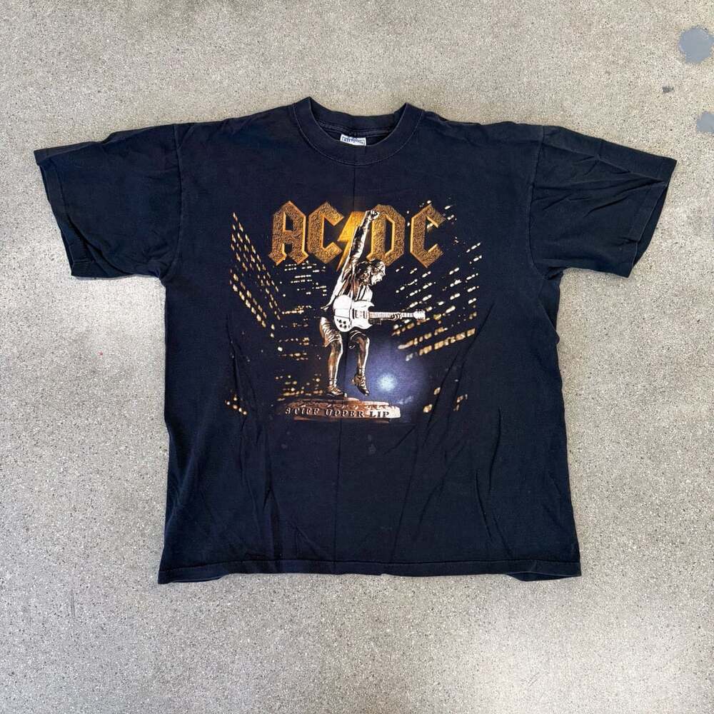 Vintage 2000 AC/DC Stiff Upper Lip Tour T-Shirt XL